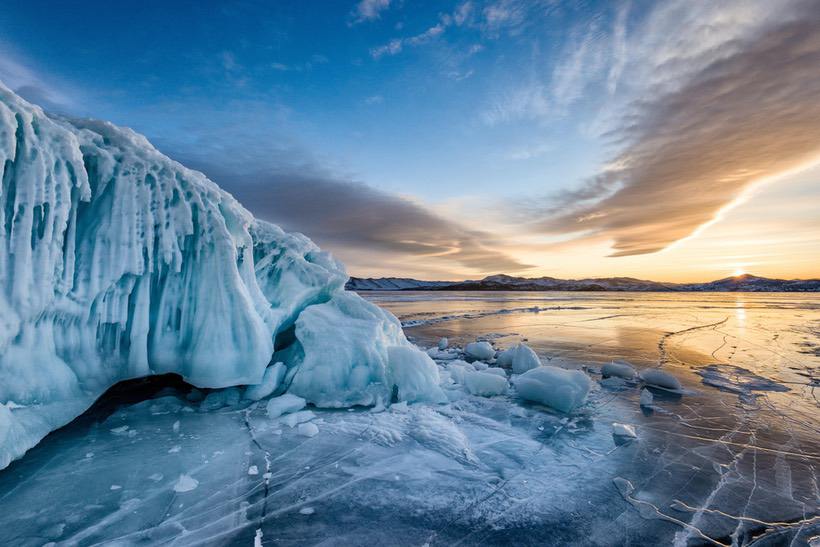 俄罗斯奥古岛 冰川 风景8K摄影作品 易点图网