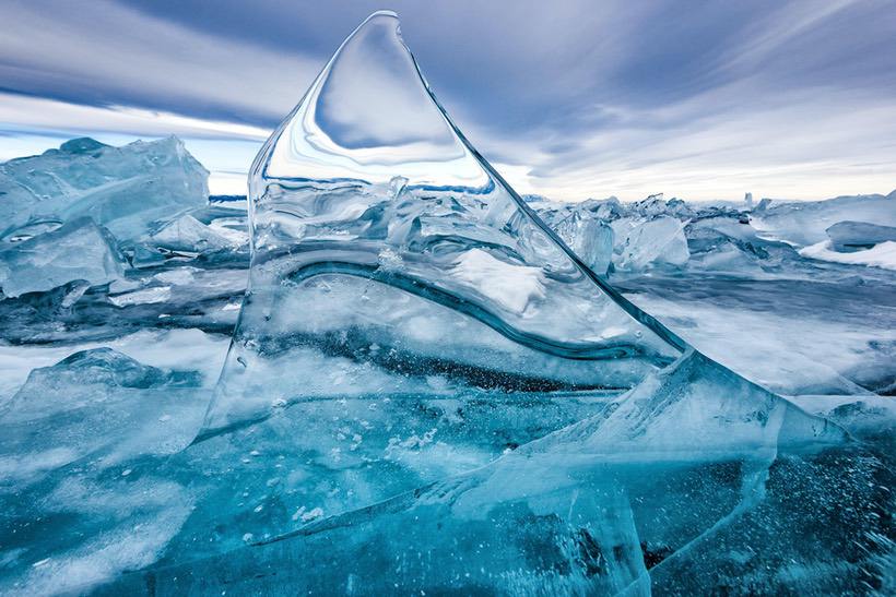 贝加尔湖摄影 冰川 8K壁纸图片下载 易点图网