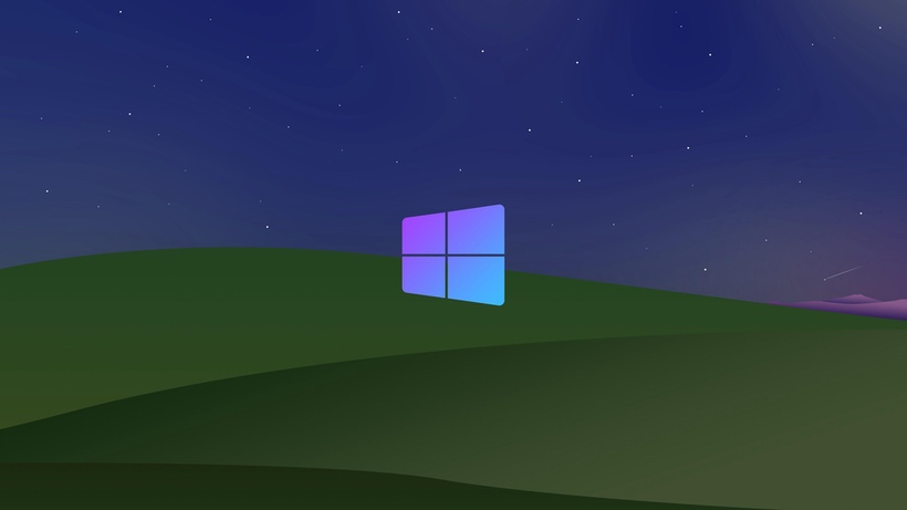 Windows11夜景简约4k壁纸_易点图网